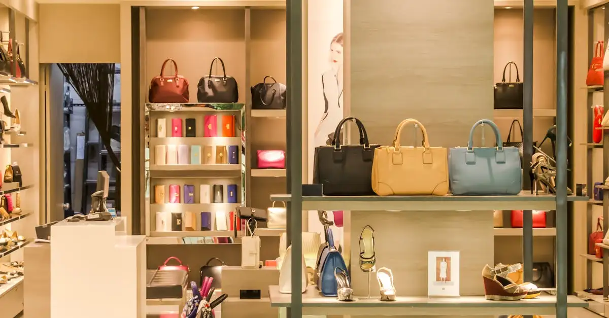 Boutique d'accessoires de mode pour hommes et femmes